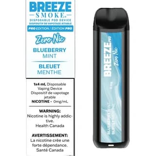 Breeze Pro Zero Nic Breeze Pro Zero Nic - Blueberry Mint