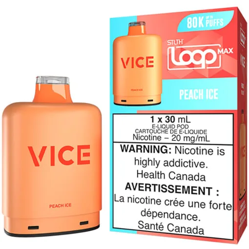 STLTH LOOP MAX x VICE 80K - Peach Ice