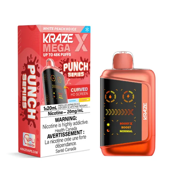 KRAZE Mega X 48K KRAZE Mega X Punch Series - White Peach KO Ice