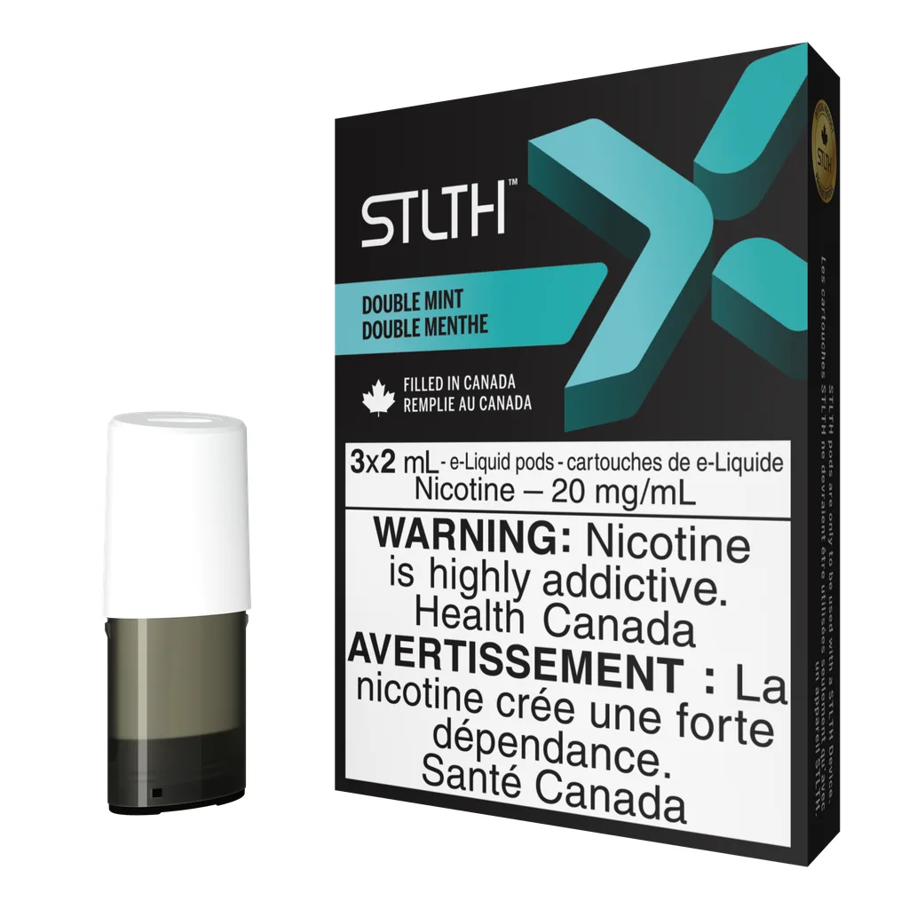 STLTH X Pods - Double Mint (3 Pack)