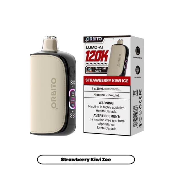 Orbito Lumo AI 120K 10mg - Strawberry Kiwi Ice