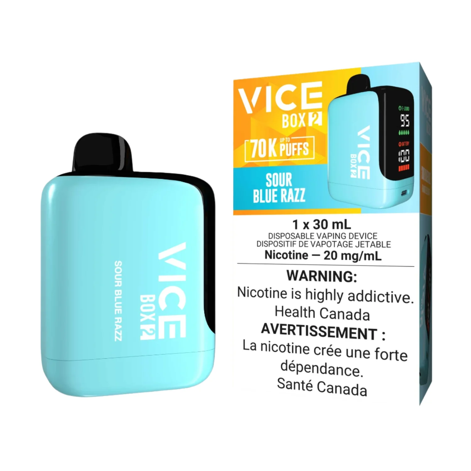 VICE BOX 2 70k VICE BOX 2 70k - Sour Blue Razz
