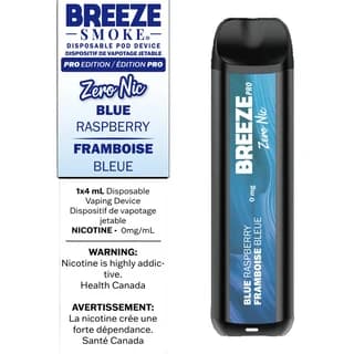 Breeze Pro Zero Nic Breeze Pro Zero Nic - Blue Raspberry