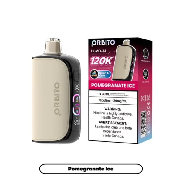 Orbito Lumo AI 120K 20mg - Pomegranate Ice