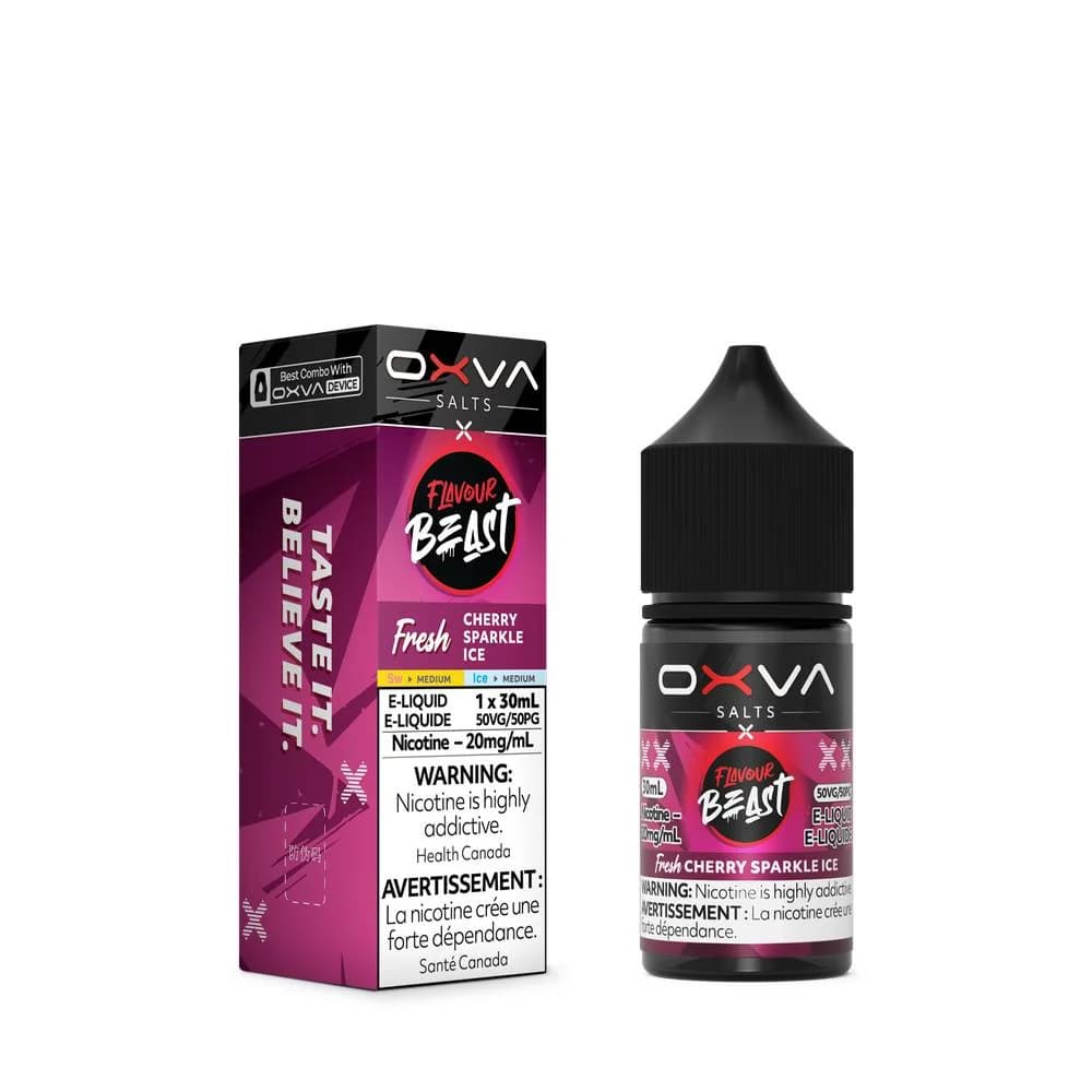 OXVA x Flavour Beast - Fresh Cherry Sparkle Ice 30ml Salt