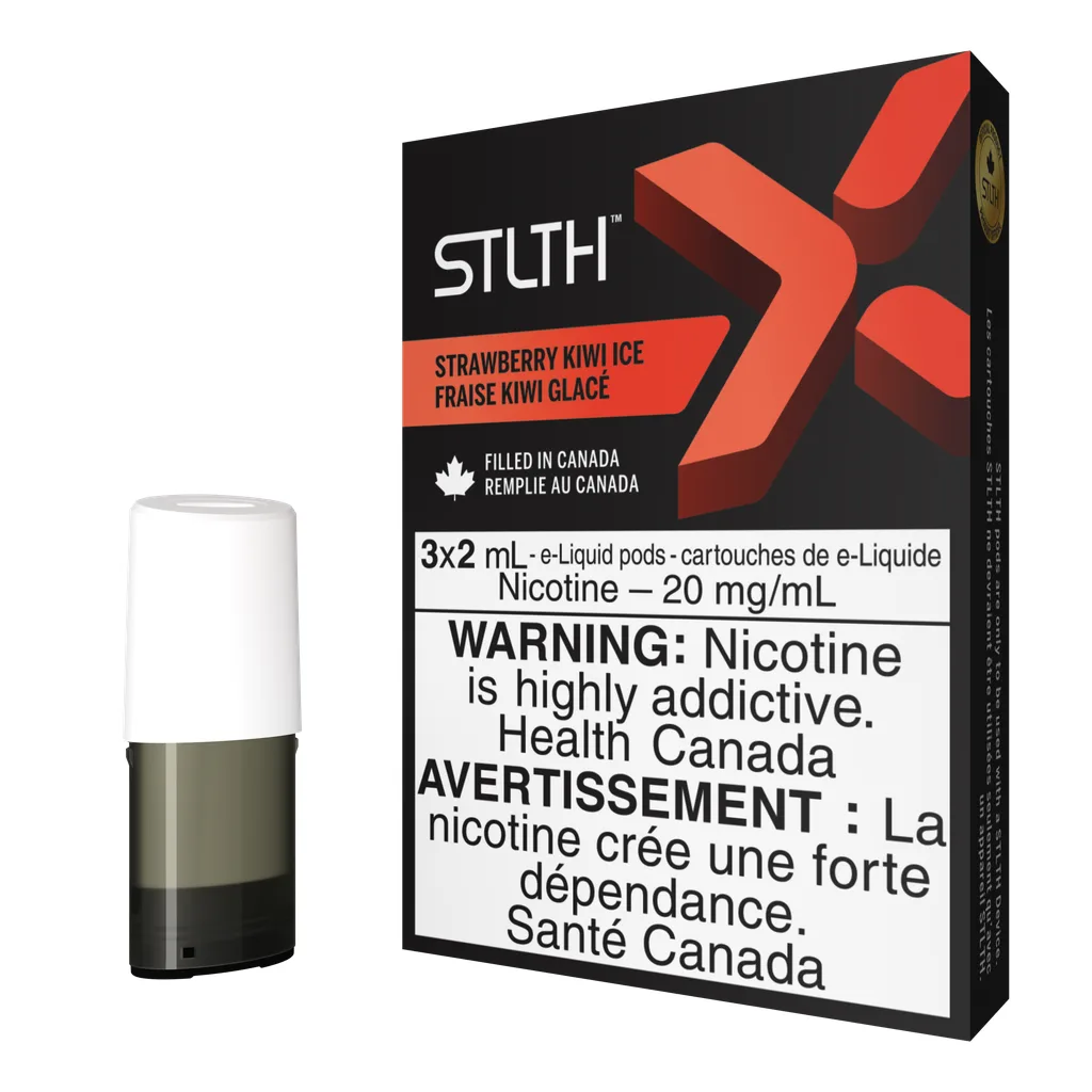 STLTH X Pods - Strawberry Kiwi Ice (3 Pack)