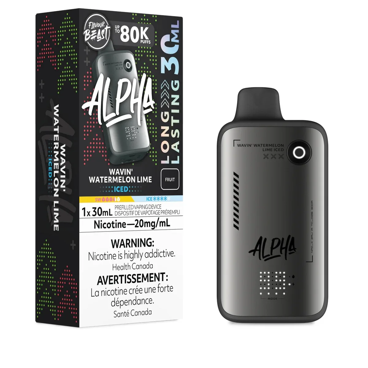 Flavour Beast Alpha 80K Flavour Beast Alpha 80K - Wavin' Watermelon Lime Iced