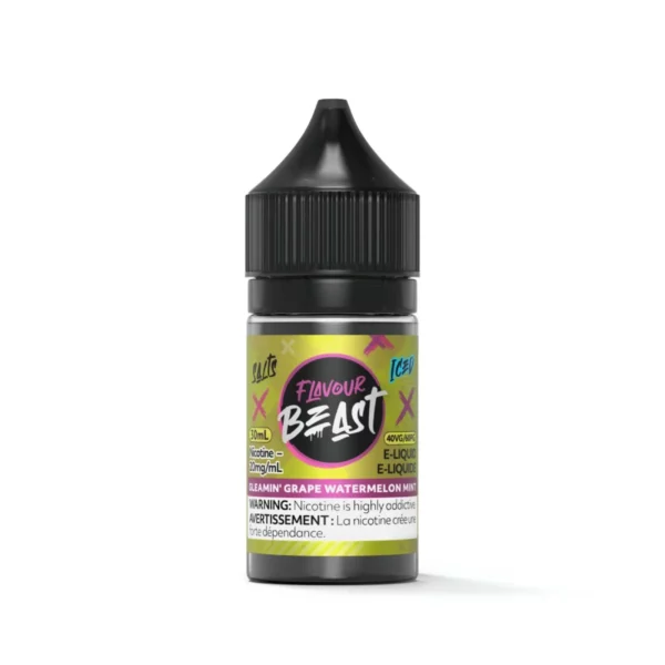 Flavour Beast - Gleamin' Grape Watermelon Mint Iced 30ml Salt