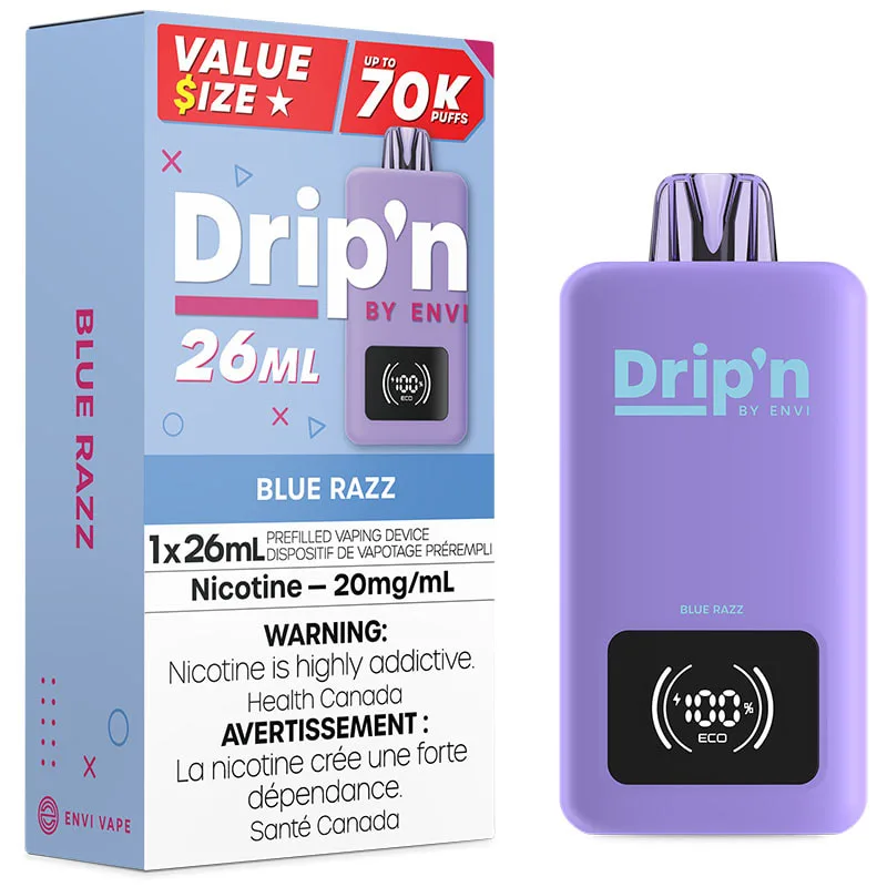 Drip'n By Envi 70K - Blue Razz