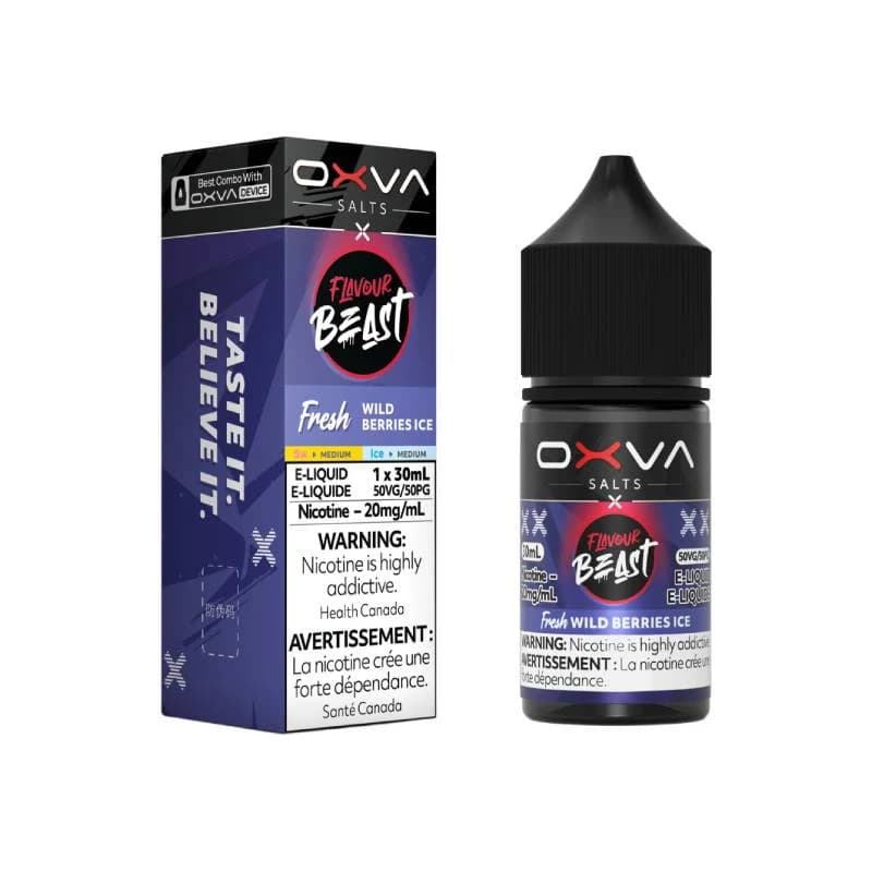 OXVA x Flavour Beast - Fresh Wild Berries Ice 30ml Salt