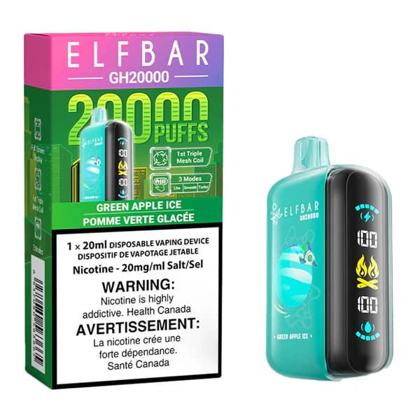 Elf Bar GH20K Elf Bar GH20k – Green Apple Ice