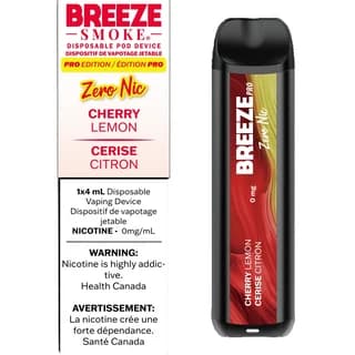 Breeze Pro Zero Nic Breeze Pro Zero Nic - Cherry Lemon