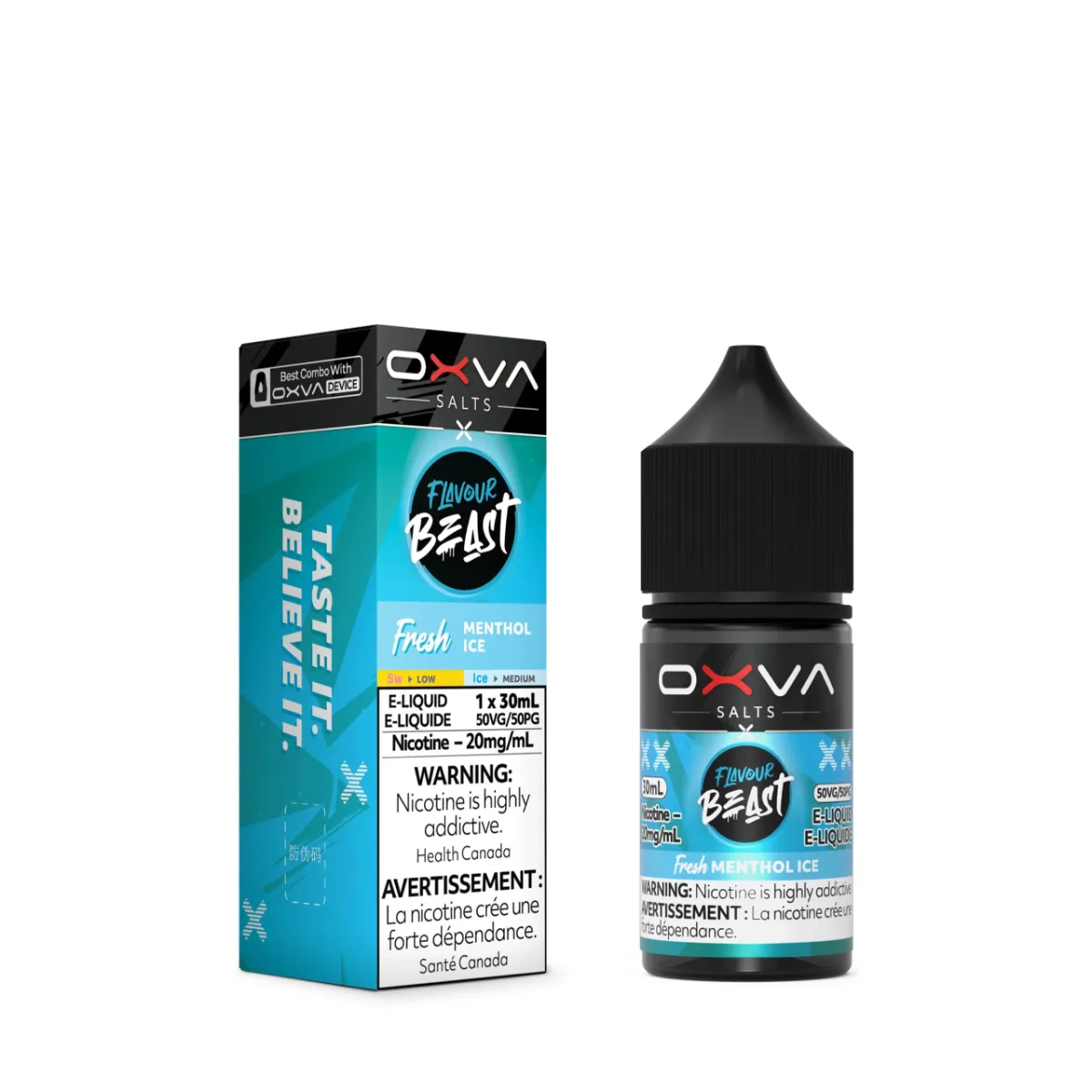 OXVA x Flavour Beast - Fresh Menthol Ice 30ml Salt