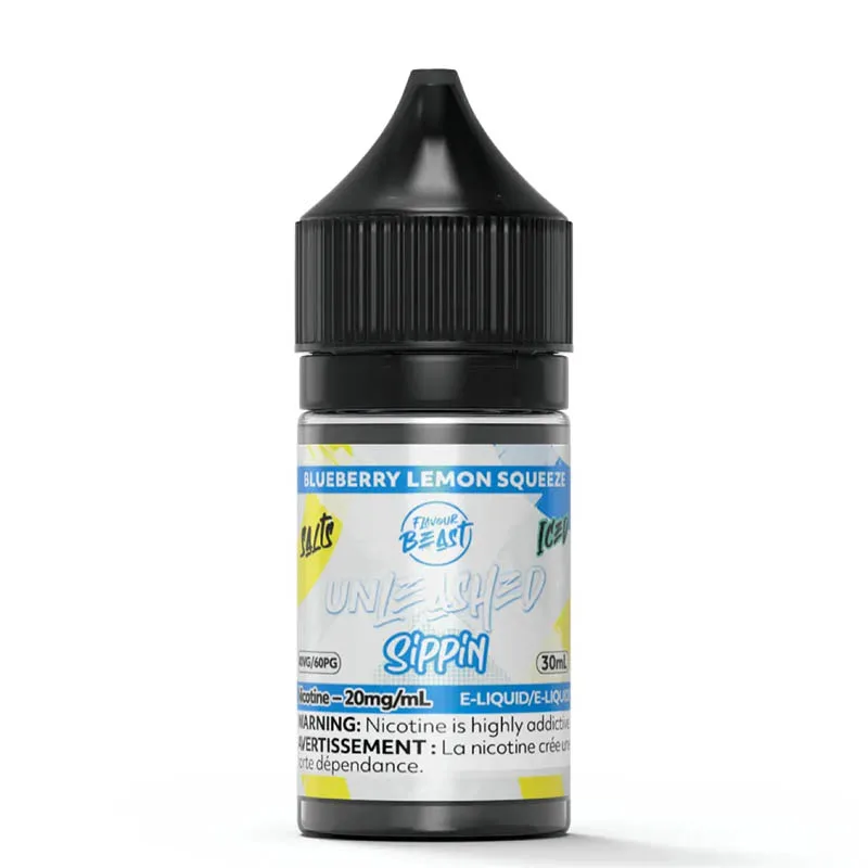 Flavour Beast Unleashed Sippin' - Blueberry Lemon Squeeze 30ml Salt
