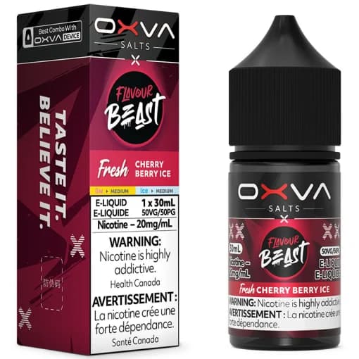 OXVA x Flavour Beast - Fresh Cherry Berry Ice 30ml Salt