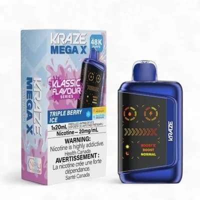 Kraze Mega X Classic - Triple Berry Ice