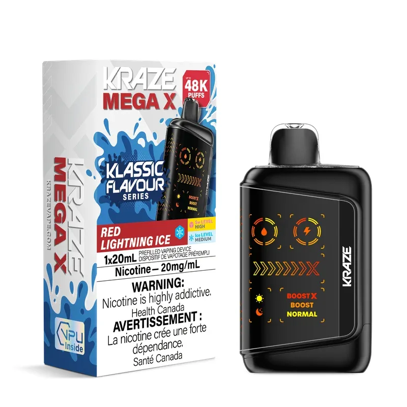 Kraze Mega X Classic - Red Lightning Ice