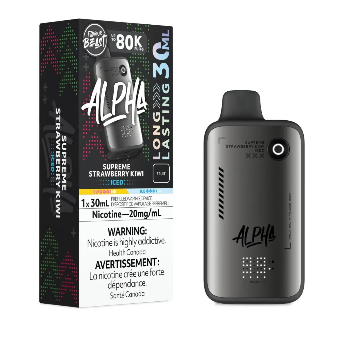 Flavour Beast Alpha 80K Flavour Beast Alpha 80K - Supreme Strawberry Kiwi Iced