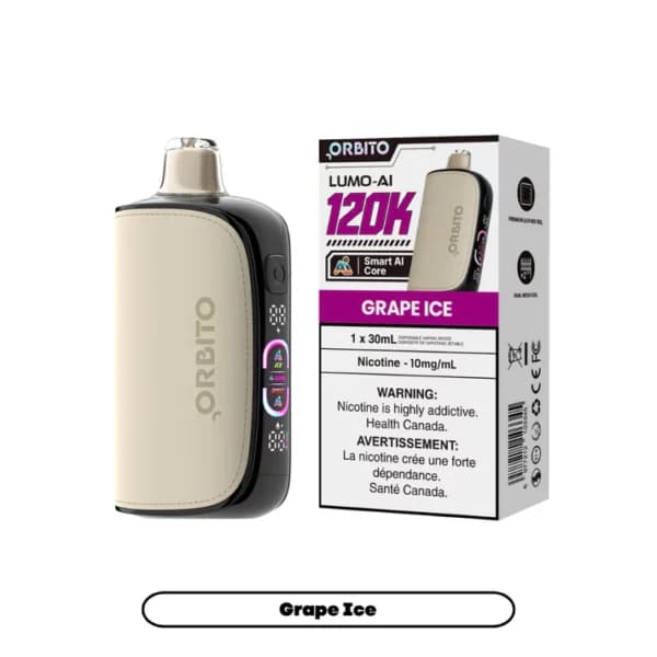 Orbito Lumo AI 120K 10mg - Grape Ice