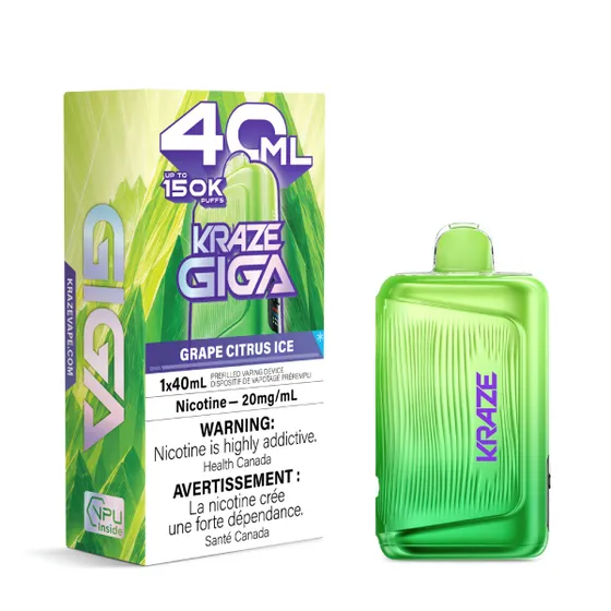 Kraze Giga - Grape Citrus Ice