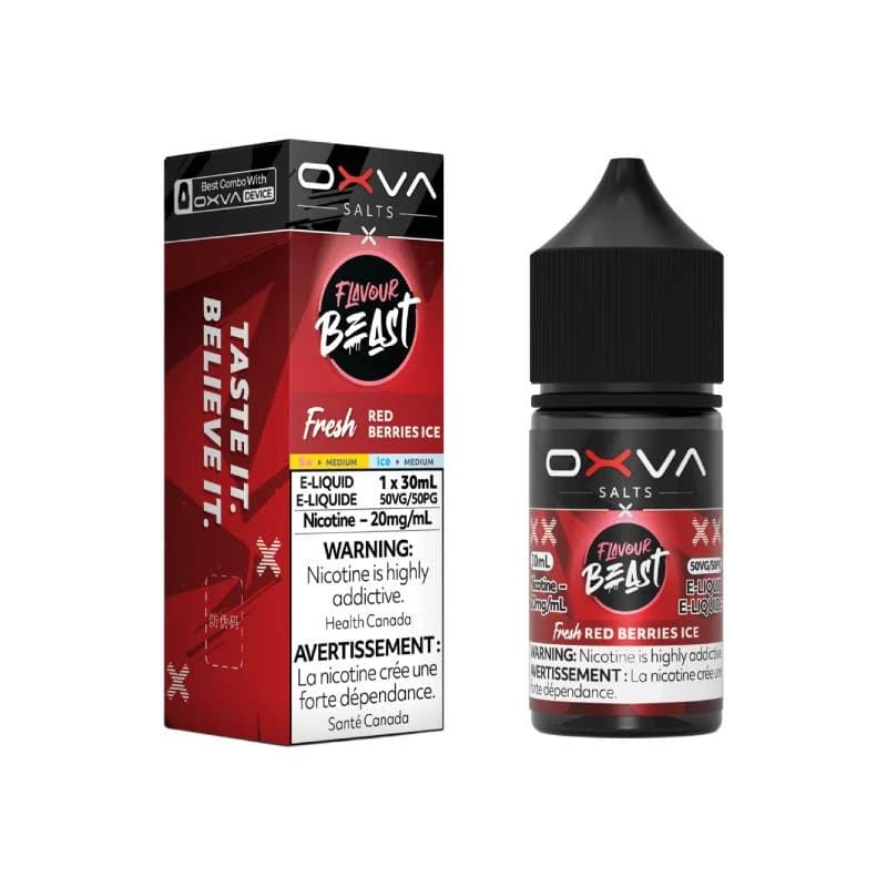 OXVA x Flavour Beast - Fresh Red Berries Ice 30ml Salt