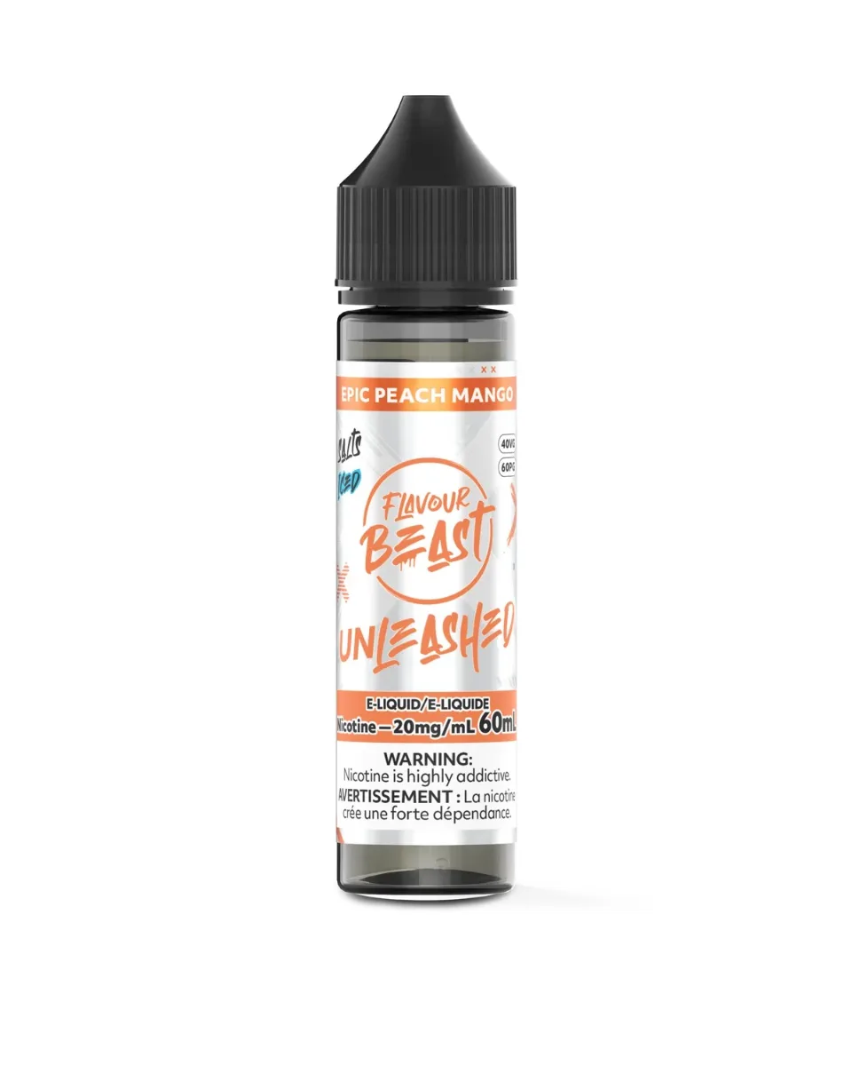 Flavour Beast Unleashed - Epic Peach Mango Iced 60ml Salt