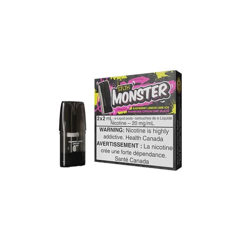 STLTH Monster Pods STLTH Monster – Raspberry Lemon Lime Ice (2 pack)