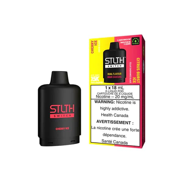 STLTH Loop Switch 15K Pods STLTH Switch 15k Pod – Cherry Ice and Citrus Burst Ice