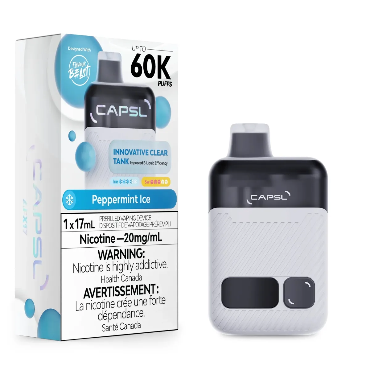 CAPSL AFX17 60K - Peppermint Ice