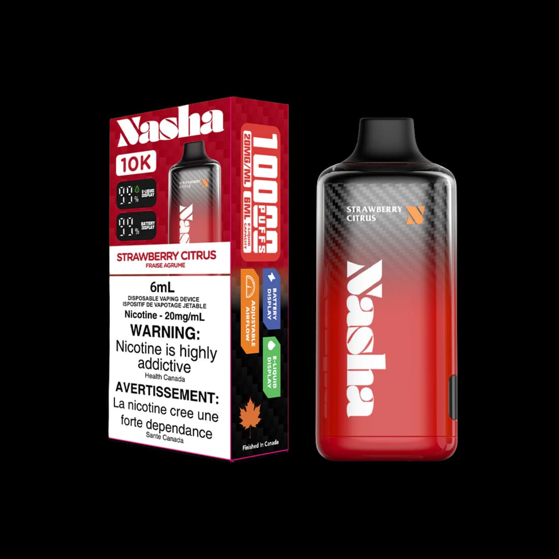 Nasha 10K Nasha 10K - Strawberry Citrus