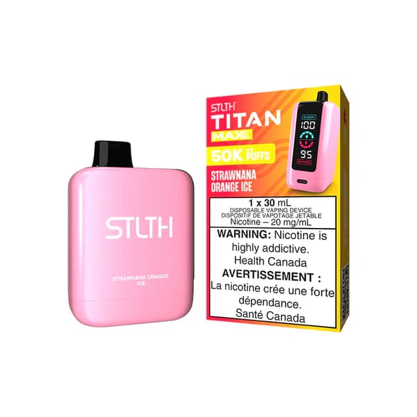 STLTH Titan Max 50K STLTH TITAN MAX 50k - Strawnana Orange Ice