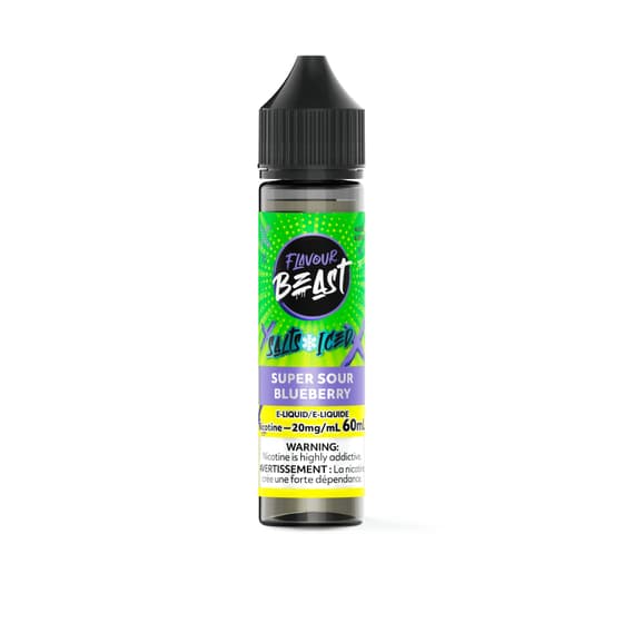 Flavour Beast 60ml Salt Flavour Beast - Super Sour Blueberry Iced 60ml Salt