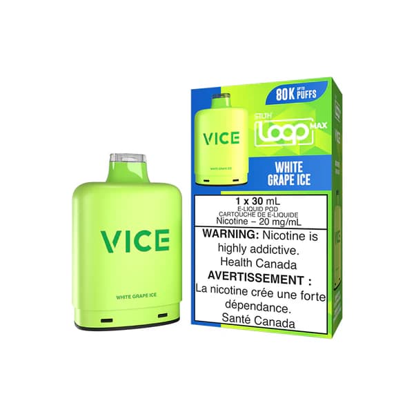 STLTH Loop Max x VICE 80K Pods STLTH LOOP MAX x VICE 80K - White Grape Ice