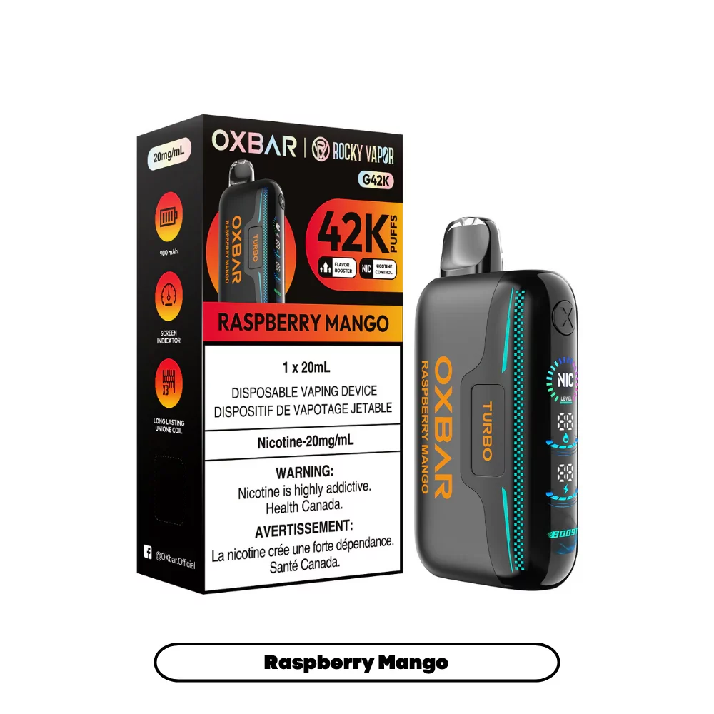 OXBAR x Rocky Vapor G42K OXBAR x Rocky Vapor G42K - Raspberry Mango