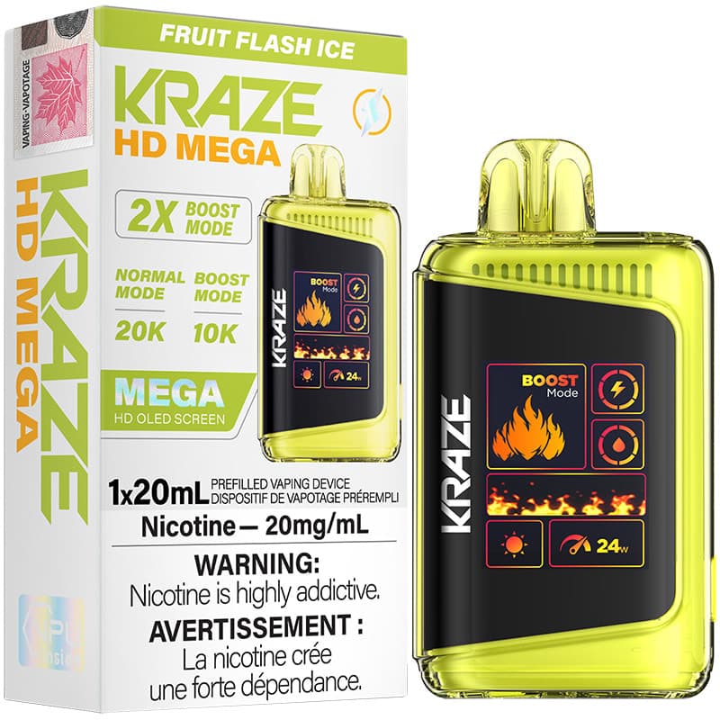 Kraze HD Mega 20K Kraze HD Mega - Fruit Flash Ice