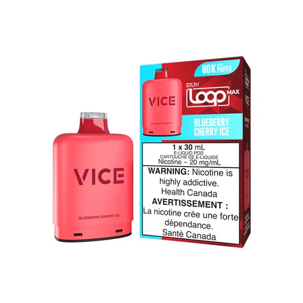 STLTH Loop Max x VICE 80K Pods STLTH LOOP MAX x VICE 80K - Blueberry Cherry Ice