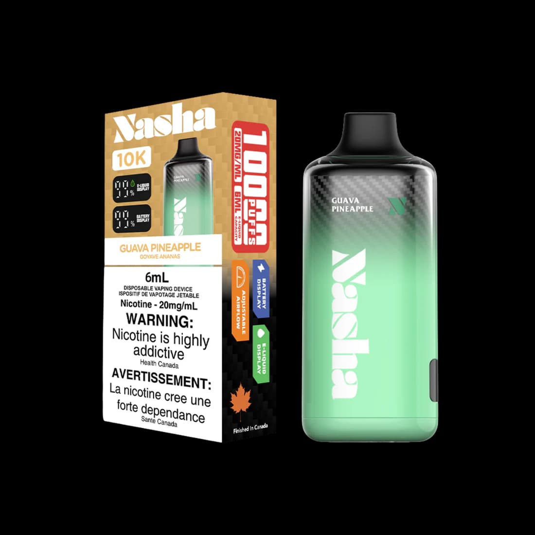 Nasha 10K Nasha 10K - Guava Pineapple