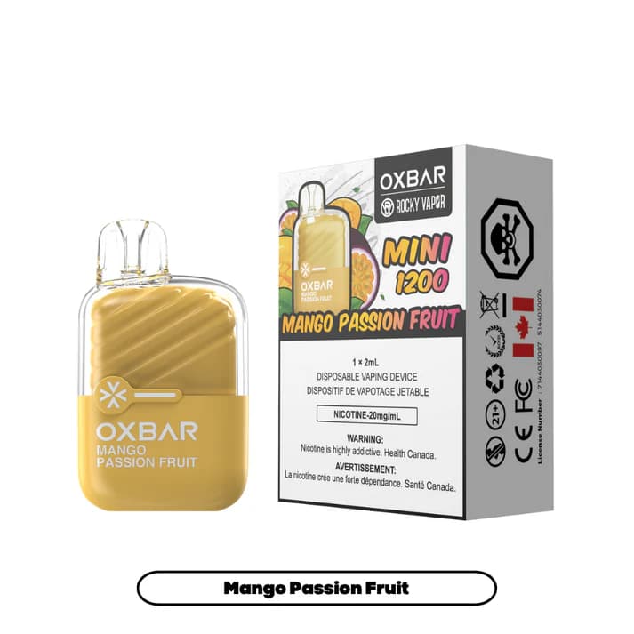 OXBAR Mini 1200 Oxbar Mini 1200 - Mango Passion Fruit