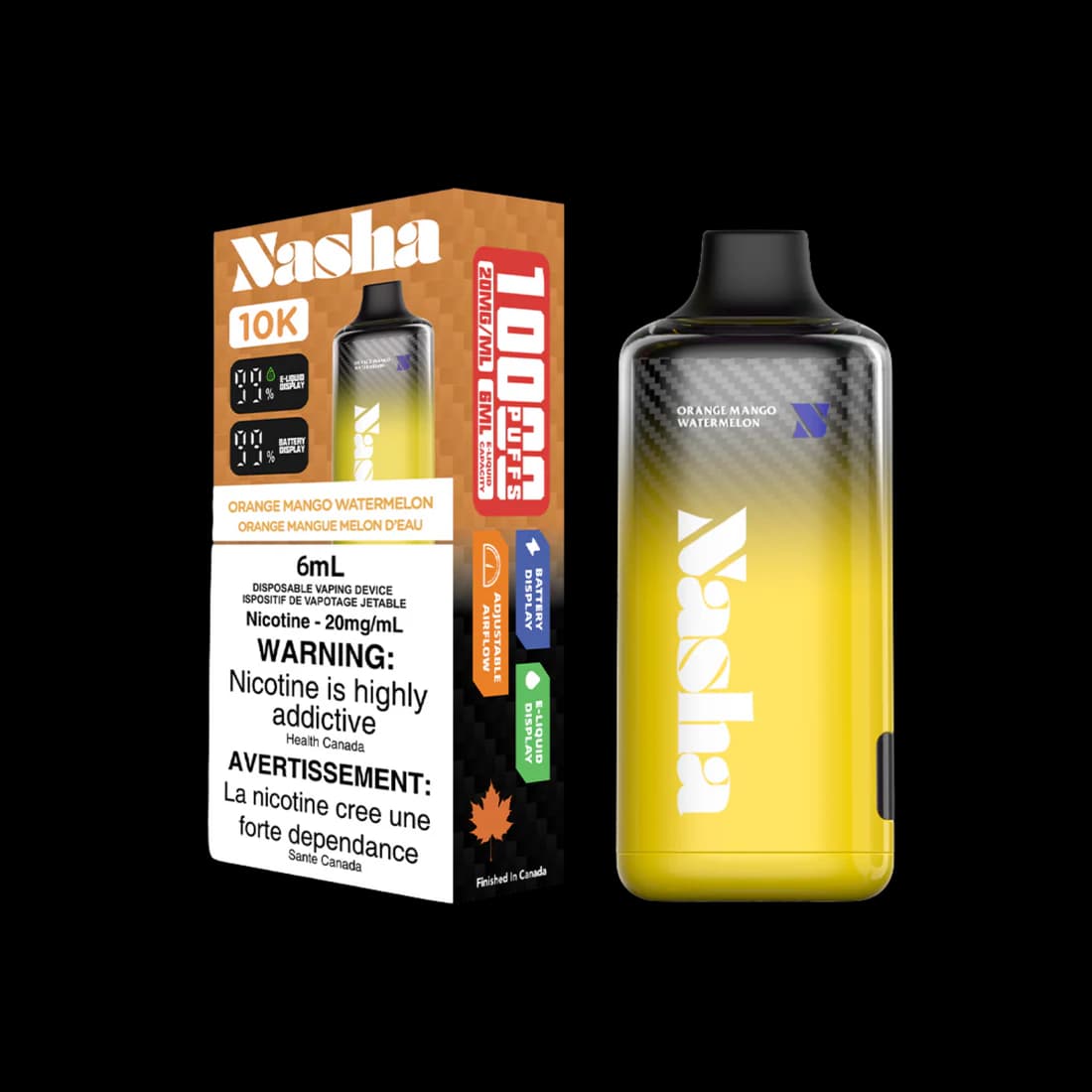 Nasha 10K Nasha 10K - Orange Mango Watermelon