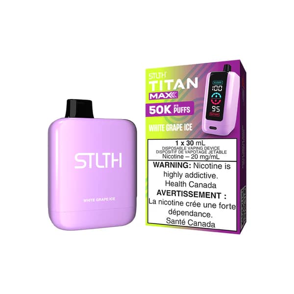 STLTH Titan Max 50K STLTH TITAN MAX 50k - White Grape Ice