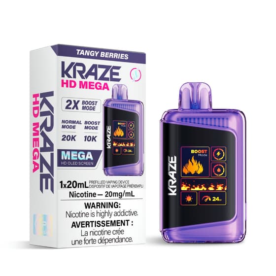 Kraze HD Mega 20K Kraze HD Mega - Tangy Berries