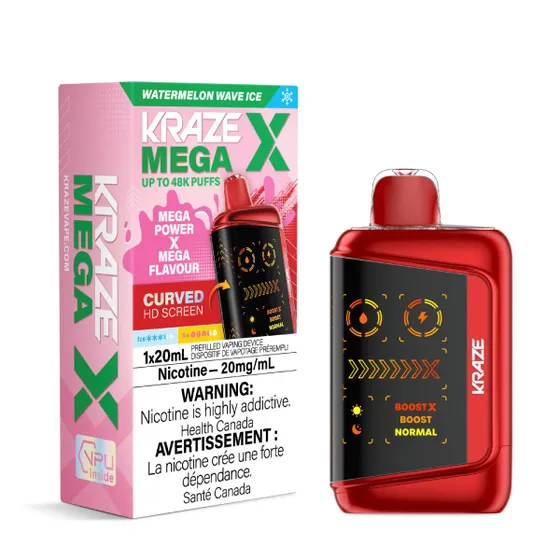 KRAZE Mega X 48K KRAZE Mega X - Watermelon Wave Ice